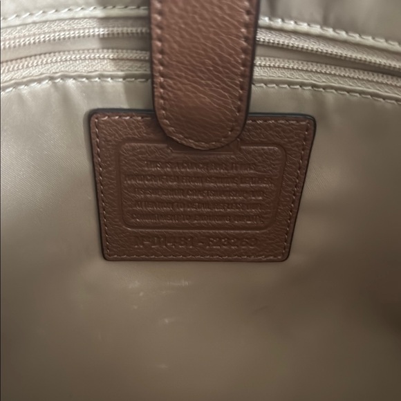 Brown Leather Women's Coach Bag serial: d1481-f23268 - Picture 10 of 12